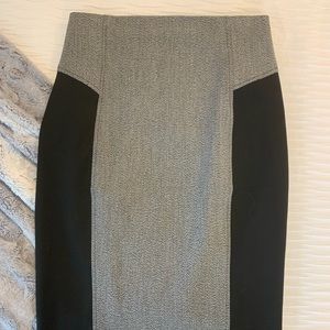 Express black and gray pencil skirt
